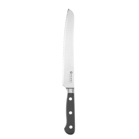 Нож для хлеба 230 мм, кованый, HENDI, Profi Line PLUS, Черный, (L)337мм