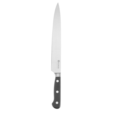 Carving knife 200 mm, forged, HENDI, Profi Line PLUS, Black, (L)326mm