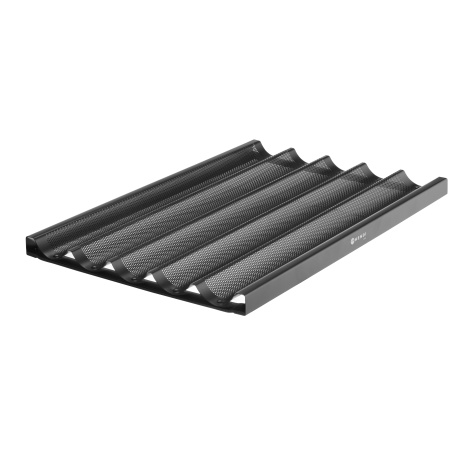 Baguette’i küpsetusplaat, HENDI, Must, 600x400x(H)32mm