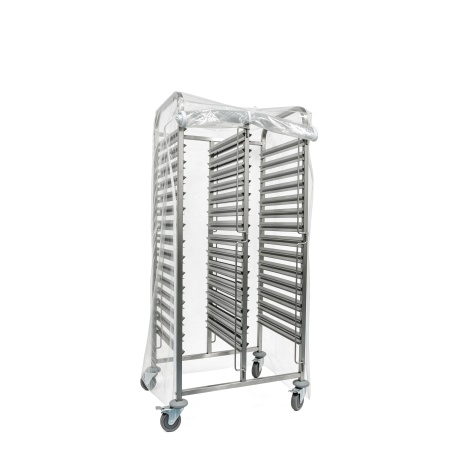 Cover for trolleys, HENDI, Transparent, 760x570x(H)1630mm