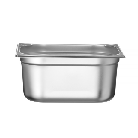 GN 1/2 konteiner, HENDI, Profi Line PLUS, GN 1/2, 9,5L, Hõbedane, 325x265x(H)150mm