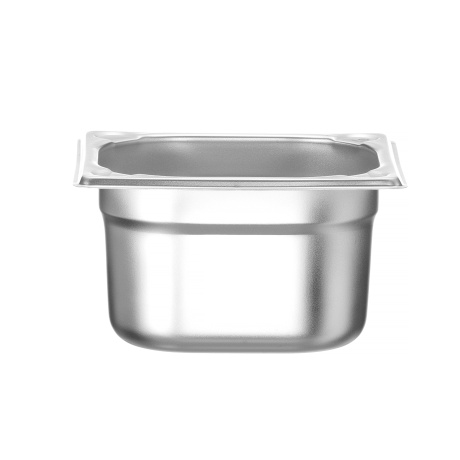 GN 1/6 container, HENDI, Profi Line PLUS, GN 1/6, 1,6L, Silver, 176x162x(H)100mm