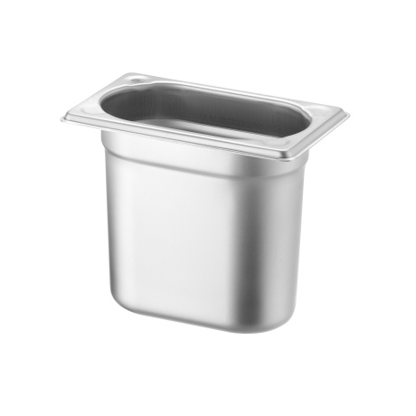 GN 1/9 container, HENDI, Profi Line PLUS, GN 1/9, 1,3L, Silver, 176x108x(H)150mm