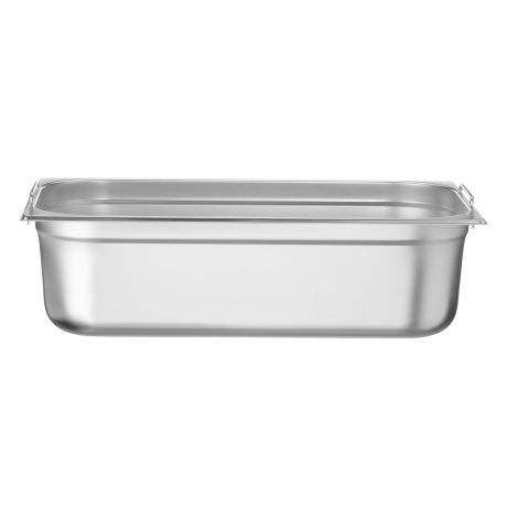 GN 1/1 container, dropped handles, HENDI, Profi Line PLUS, GN 1/1, 21L, Silver, 530x325x(H)150mm