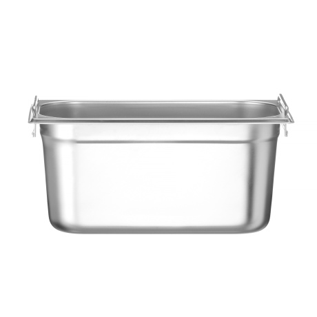 GN 1/3 nõu süvistatud käepidemetega, HENDI, Profi Line PLUS, GN 1/3, 5,7L, Hõbedane, 325x176x(H)150mm
