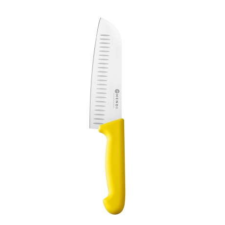 Santoku knife, 180 mm, HACCP, HENDI, Profi Line, Yellow, (L)295mm