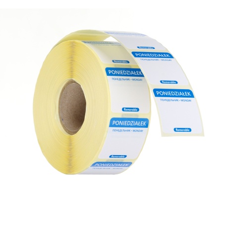 Igapäevased toiduohutuse sildid, mitmeotstarbelised, lihtsalt eemaldatavad, HENDI, 1000 tk. rullis, Sinine, 1000 tk., 25x25mm
