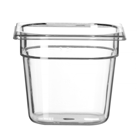 GN 1/6 container COOL, HENDI, COOL, GN 1/6, 2,3L, Transparent, 176x162x(H)150mm