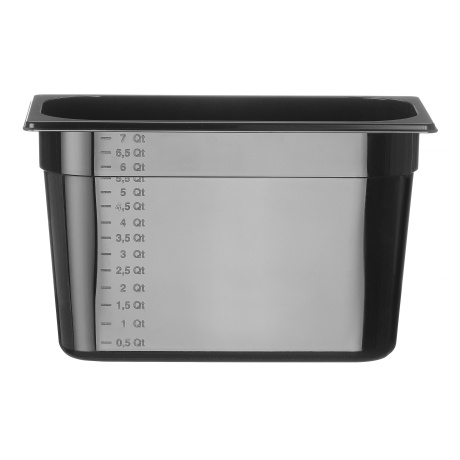 Контейнер GN 1/3 COOL, HENDI, COOL, GN 1/3, 7,1л, Черный, 325x176x(H)200мм