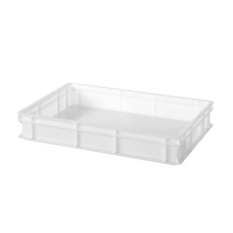 Pizza dough box 600x400, AmerBox, Profi Line, White, 600x400x(H)100mm, Rectangular