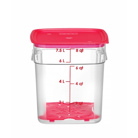 Food container CamSquares Fresh Pro , Cambro, 7,6L, Transparent, 229x229x(H)243mm