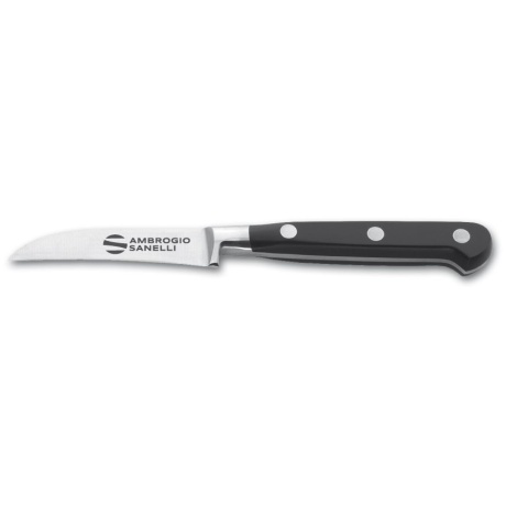 Chef's paring knife, Ambrogio Sanelli, forged, curved blade, (L)180mm