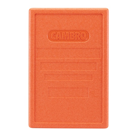 Thermal insulation container lid Cam GoBox with top loading, Cambro, 600x400x(H)34mm