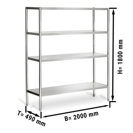 ROOSTEVABA PÕRANDARIIUL ERP 2000X500MM, REGULEERITAV