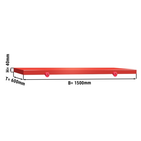 LÕIKELAUD LIHUNIKULAUALE 1500X600MM, PUNANE