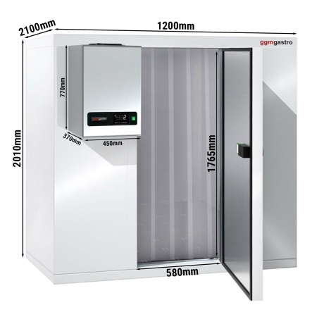Sügavkülmkamber 1200x2100mm - 3.2m³
