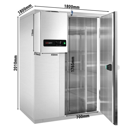 Roostevaba sügavkülmkamber 1800x1800mm - 4.30m³
