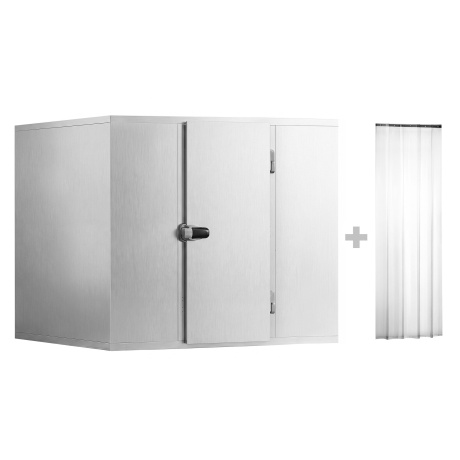 Roostevabast terasest sügavkülmkamber Premium – 2100 × 1500 mm, 4,2 m³ – ilma agregaadita