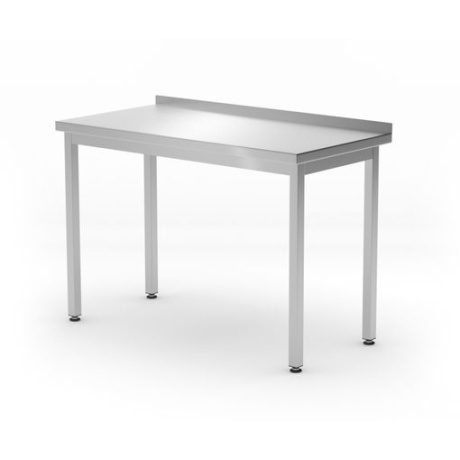 WORK TABLE KITCHEN 120X60CM, BACK EDGE