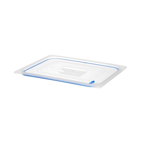 Lid for GN containers made of polypropylene, with seal, HENDI, GN 1/2, Transparent, 325x265mm