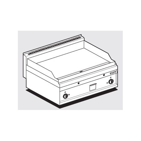 GAASI PLAATGRILL LOTUS 80X65X29CM, SILE