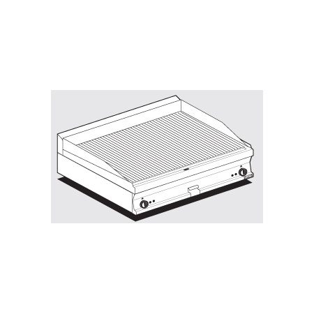 PLAATGRILL LOTUS 100X60X28CM, RIHVEL