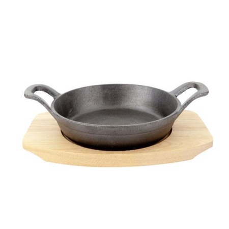 Malmnõu puidust alusega, 155mm
