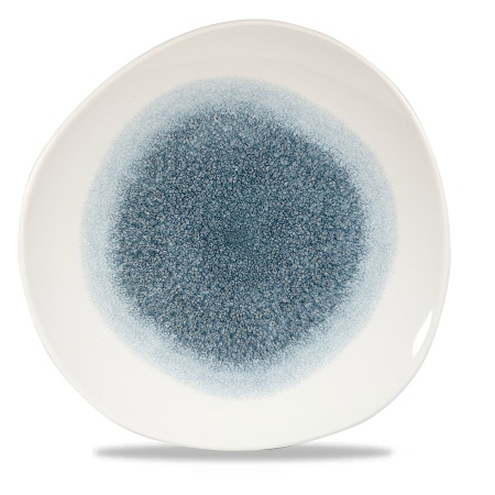 Raku Topaz Blue taldrik, 286mm