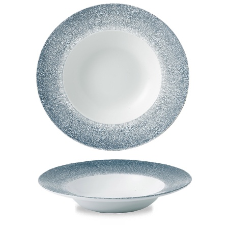 Raku Topaz Blue Profile lai servaga kauss, 280mm
