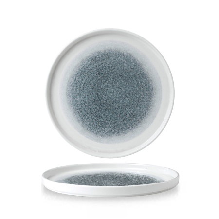 Raku Topaz Blue taldrik, 260mm