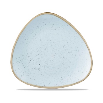Stonecast Duck Egg kolmnurkne taldrik, 311mm