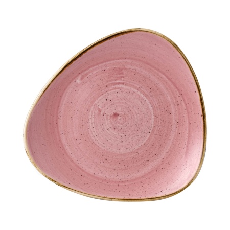 Stonecast Petal Pink kolmnurkne taldrik, 229mm