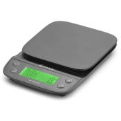 High-accuracy scale, up to 3 kg, with timer, HENDI, 130x190x(H)25mm