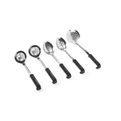 Skimmer, round, HENDI, Black, 370x105mm