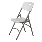 Catering chair, HENDI, max. load 180 kg., White, 540x440x(H)840mm