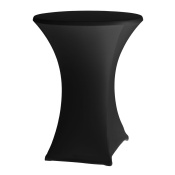 Table cover, round, HENDI, Black, ⌀850x(H)1150mm