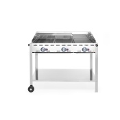 Гриль газовый Green Fire Profi Line - 3 горелки, HENDI, Profi Line, 17,4kW, 1078x612x(H)825мм
