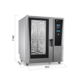 Combi oven with boiler 10x GN 1/1