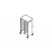 Food transport trolley 20X GN 1/1