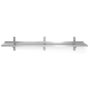 Stainless steel wall shelf 1600x300mm