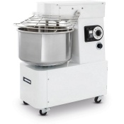 Spiral mixer with fixed bowl and 2 speeds - 22 L, Prismafood, 56 kg/h, 385x670x(H)725mm