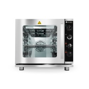 Конвектомат мультифункциональный с пароувлажнением 4x GN 2/3, HENDI, серый, 230В/3000Вт, 625x585x(H)590мм