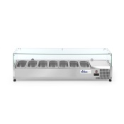 Витрина холодильная GN 1/4 - надставка, Arktic, 7x GN 1/4, 230В/180Вт, 1505x335x(H)460мм