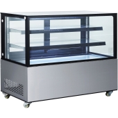 Refrigerated display cabinets with 2 shelves, Arktic, 510L, 230V/490W, 1515x675x(H)1210mm