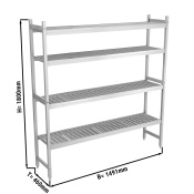 Aluminium basic shelf - 1611 x 1800 mm