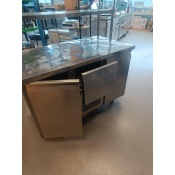 Cold counter 2 doors + drawer + top shelf 1200mm