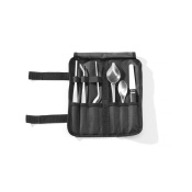 Chef plating set, 6 pcs, satined, HENDI, 255x25x(H)100mm