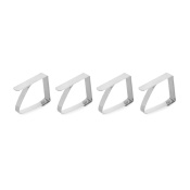 Клипсы для скатерти - 4 штуки, HENDI, 4 шт., 50x10x(H)40мм