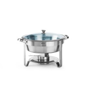 Мармит настольный - круглый, подогрев горючей пастой, HENDI, Kitchen Line, 3,5л, ⌀390x(H)270мм