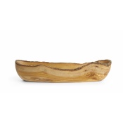Olive wood bowl oblong, HENDI, 400x90x(H)80mm